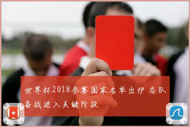 世界杯2018参赛国家名单出炉 各队备战进入关键阶段
