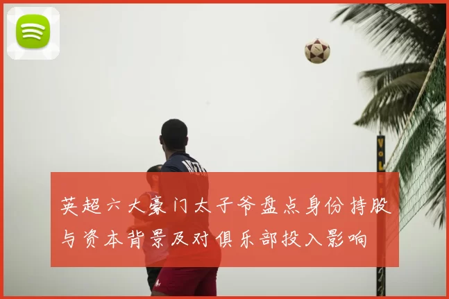 英超六大豪门太子爷盘点身份持股与资本背景及对俱乐部投入影响